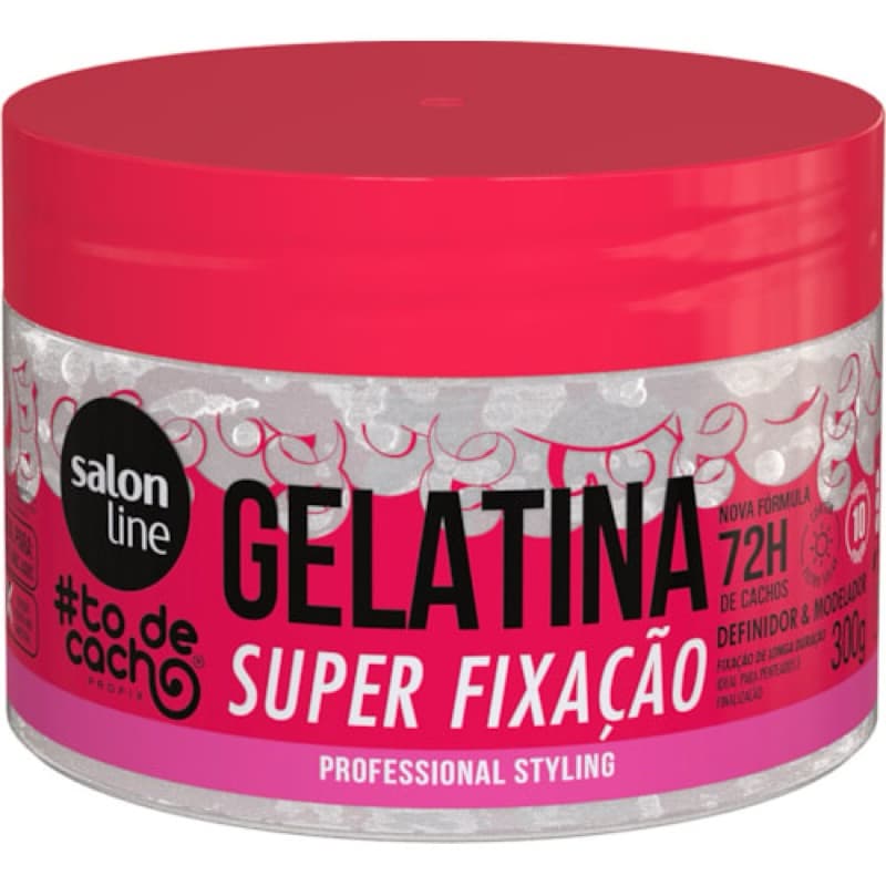 Salon Line #TODECACHO GELATINA SUPER FIXAÇÃO 300G
