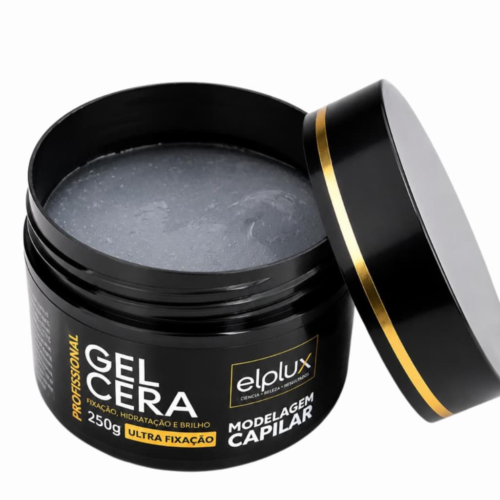 Gel cera capilar ultra forte modelador baby hair  elplux 250g