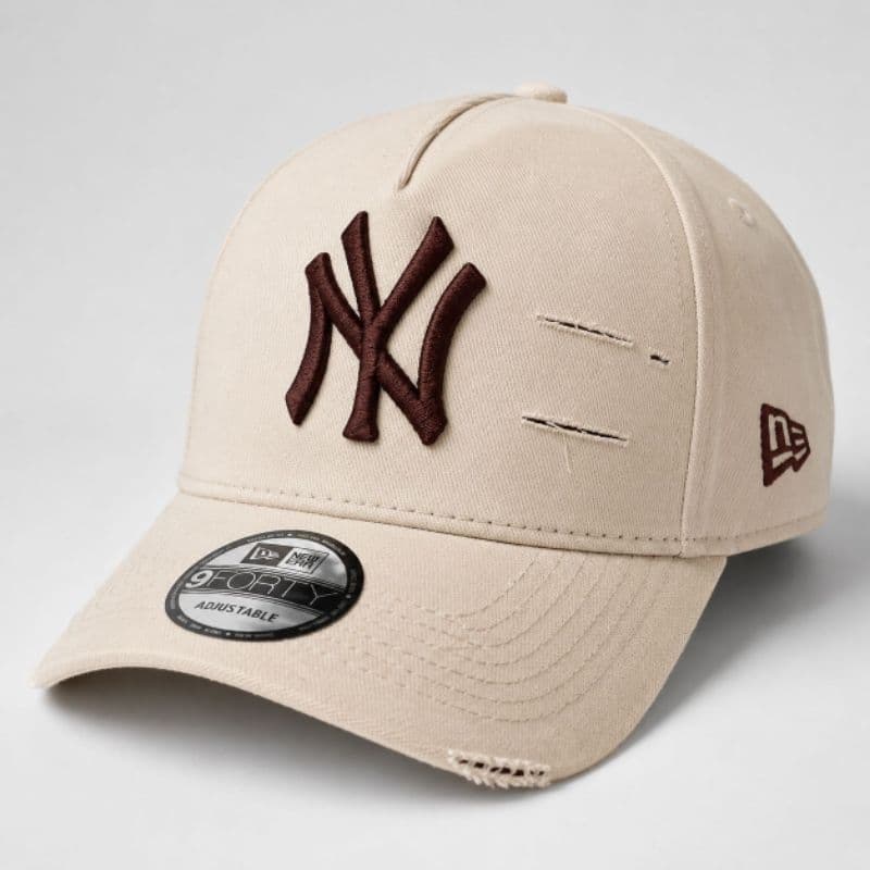 Boné Estilo Urbano Premium Masculino/Feminino Aba Curva Ajustável – Modelo Destroyed