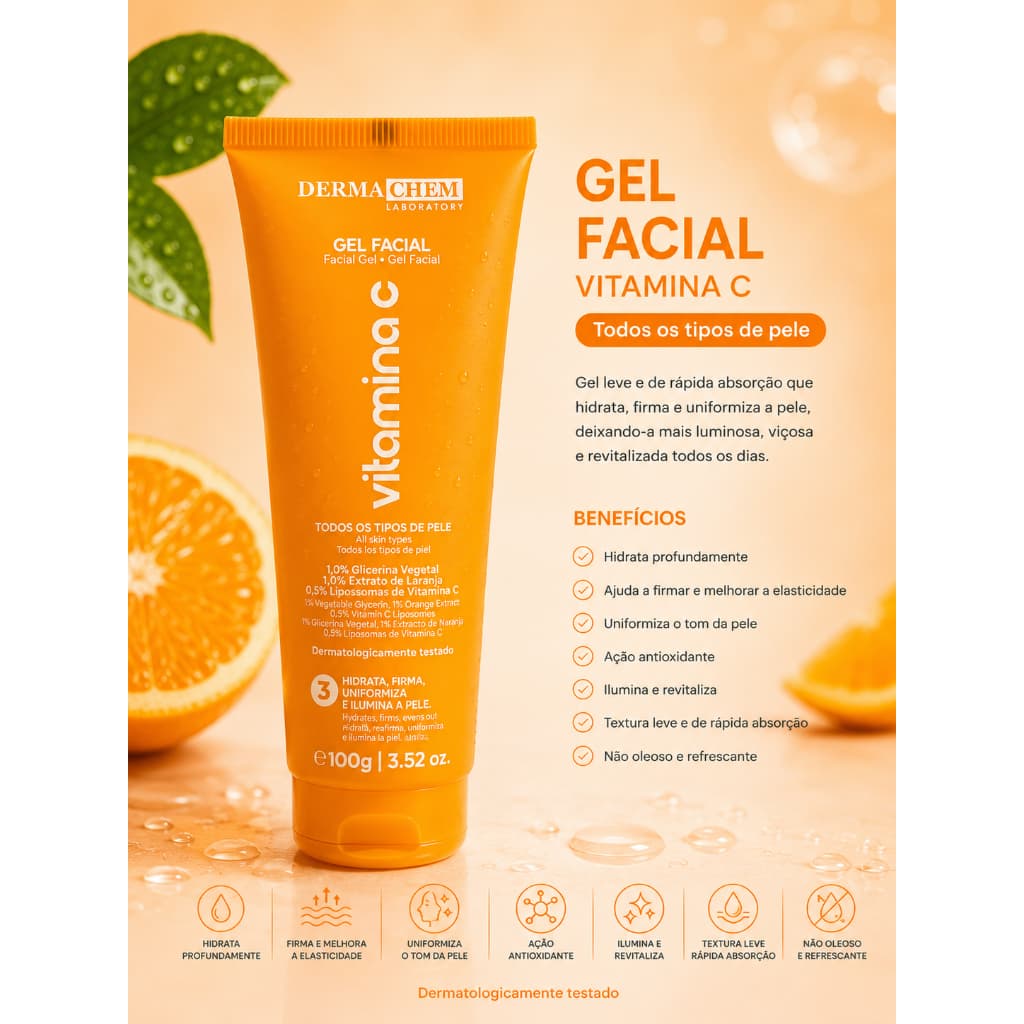 Gel Facial Vitamina C 100g
