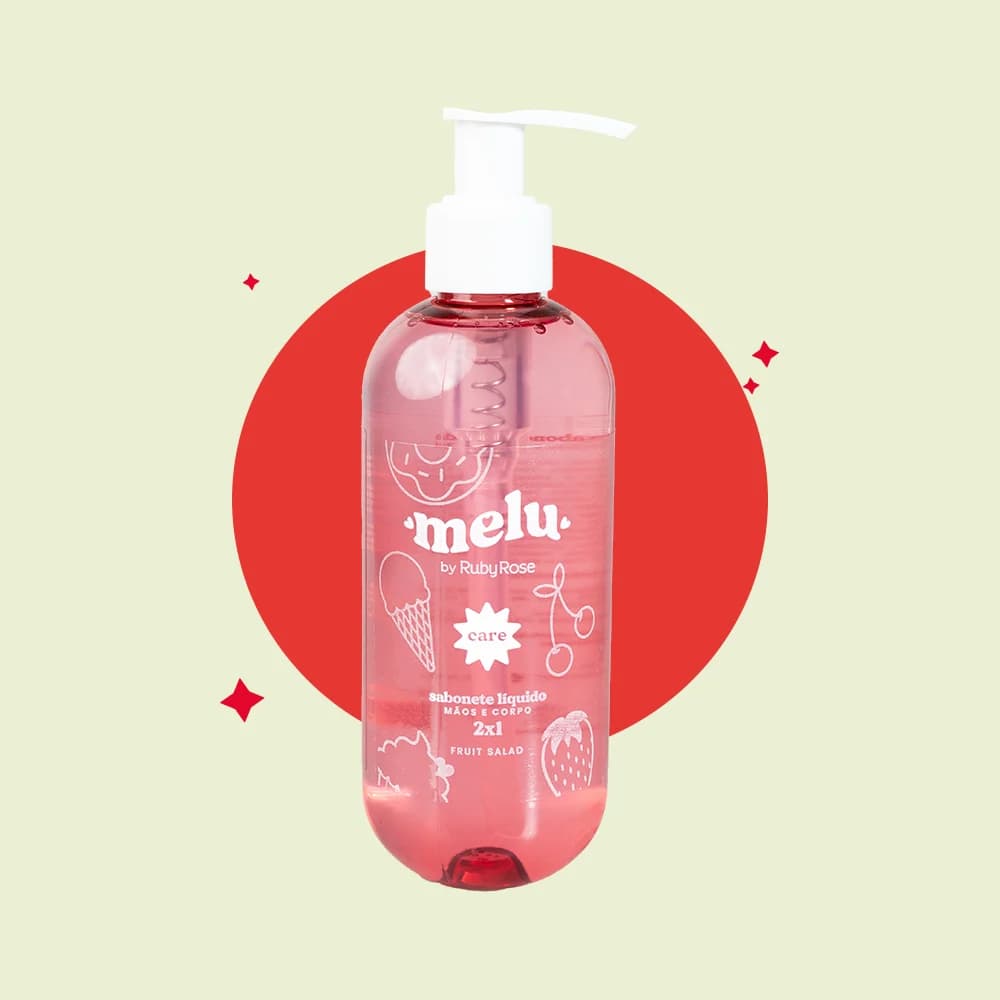 Melu Sabonete Líquido 2x1 250ml By Ruby Rose