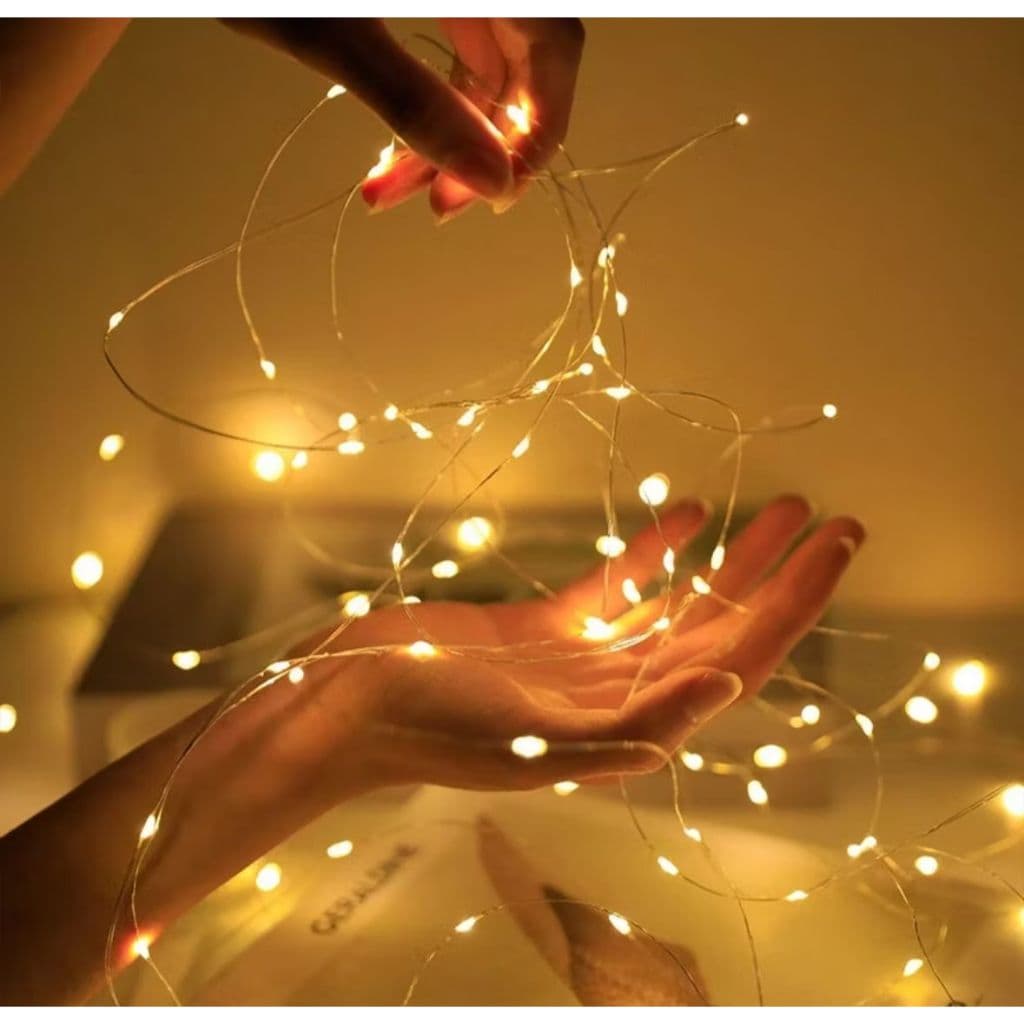 Fio de Fada 2M Com Luzes Led Para Decoração De Casa Festa Natal