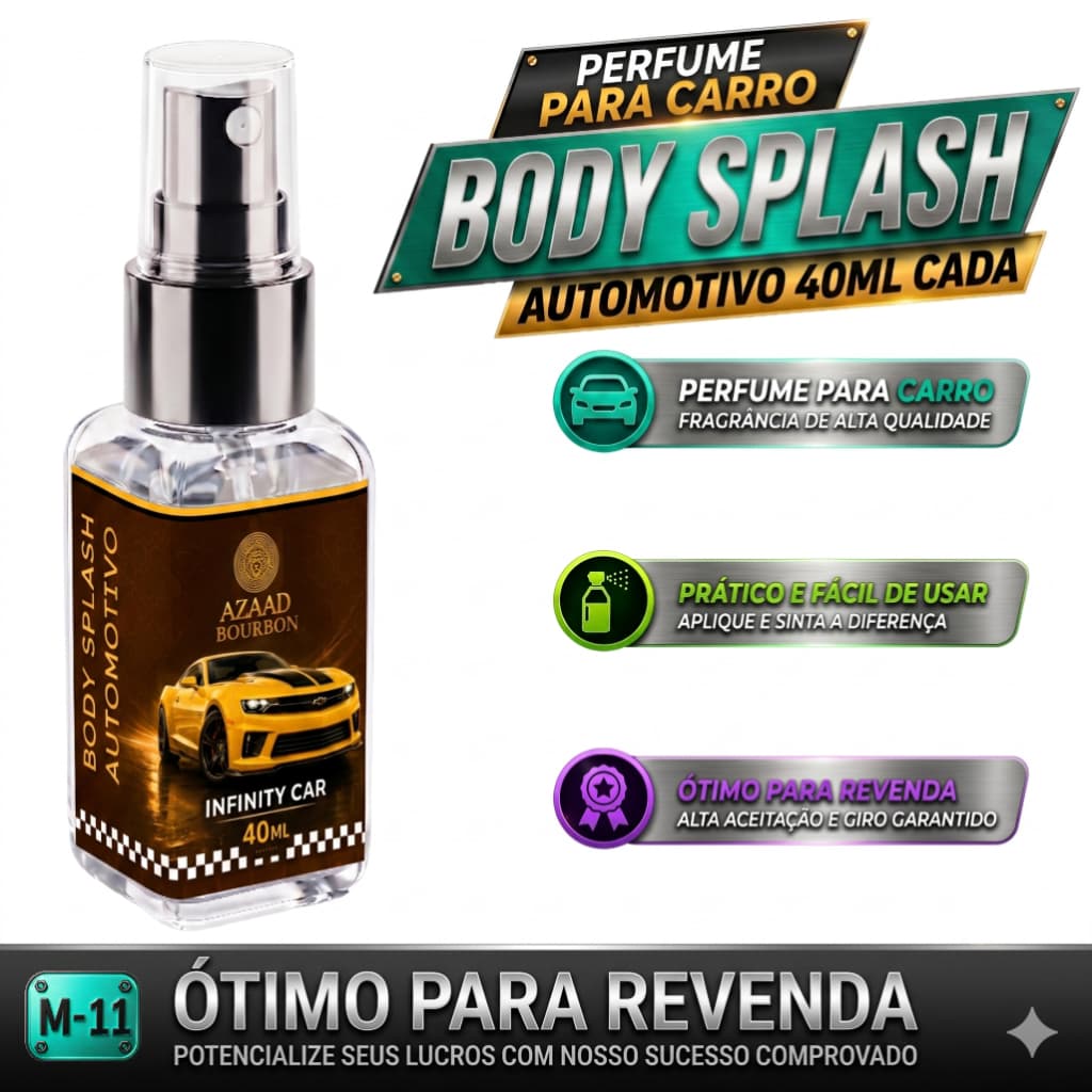 Perfume Azaad Bourbon Automotivo 40ml Cheirinho de Carro Spray Perfume Para Carro Longa Duração