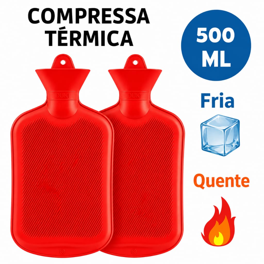 Bolsa De Agua 500ML Anti-Vazamento Pequena Termica Quente Ou Frio Resistente Alivio Das Dores Colica