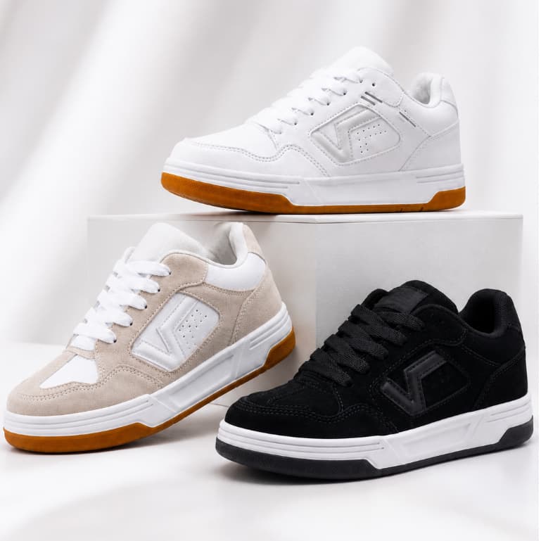 Tênis Feminino Masculino Casual Unissex 3 Cores Conforto Macio Solado Antiderrapante