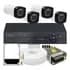 Conjunto 4 Cameras De Segurança Dvr 4 Canais Multi Completo