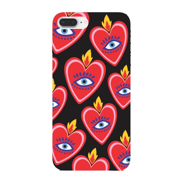 Capinha para iPhone 8 Plus Anti Impacto Fashion - SACRED HEART PATTERN
