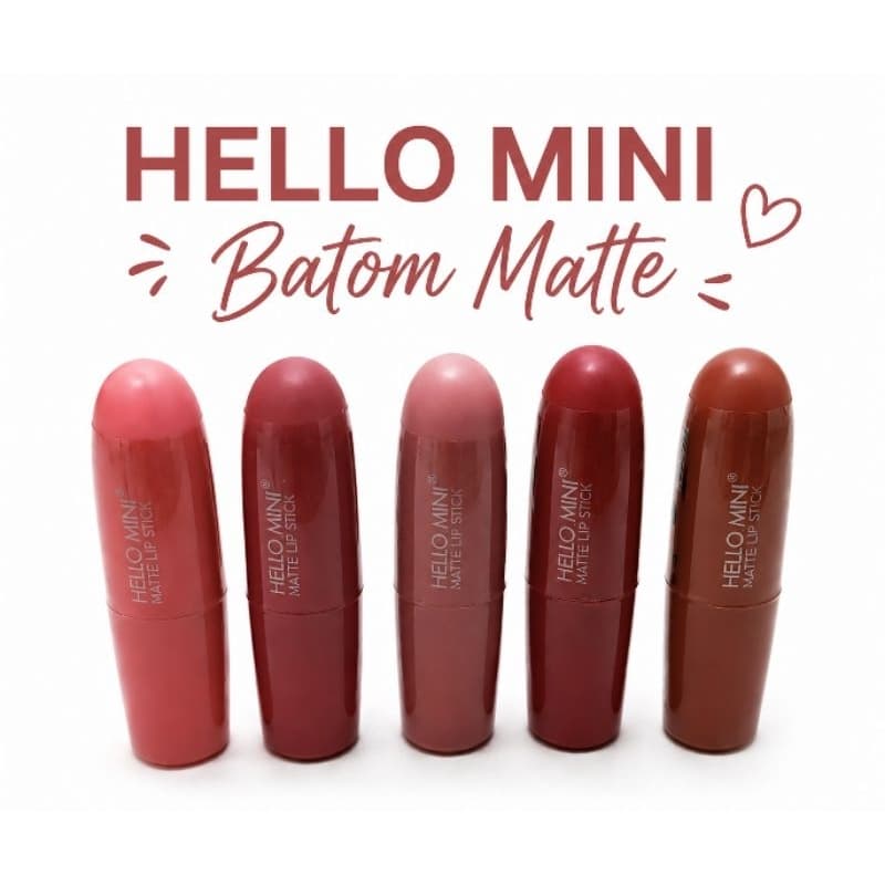 Hello Mini Batom Matte Lip Stick