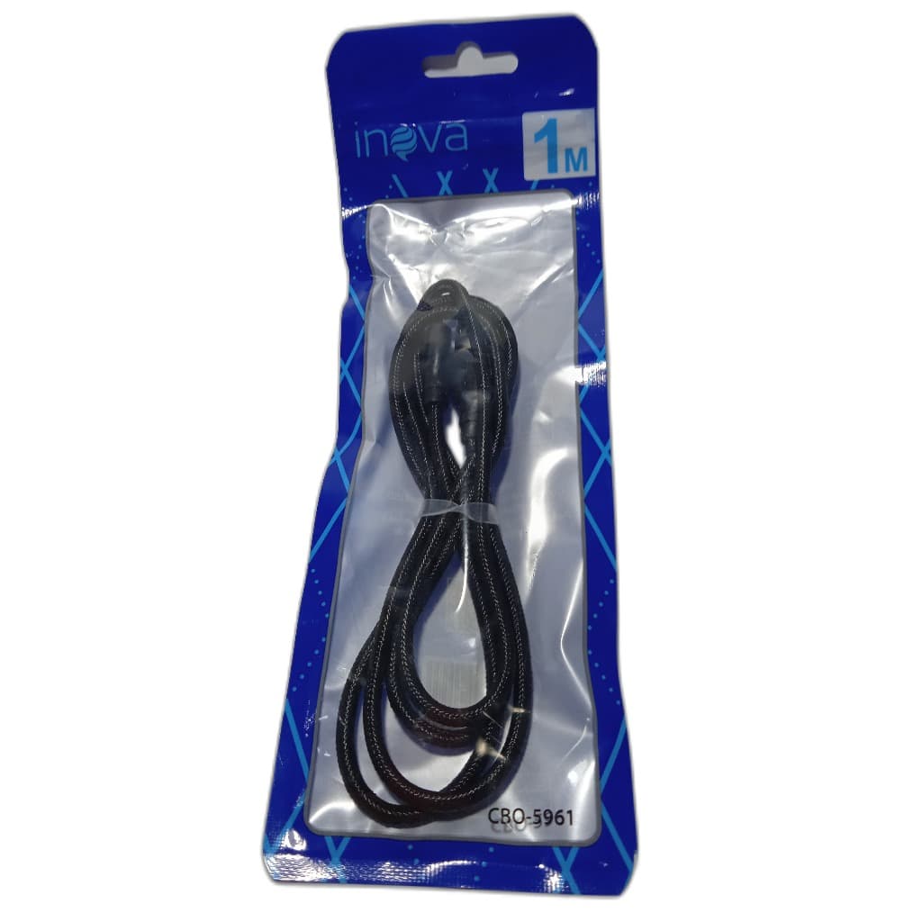 Cabo de Dados e de carregar 1m Inova Preto V8 Resistente cbo-5961