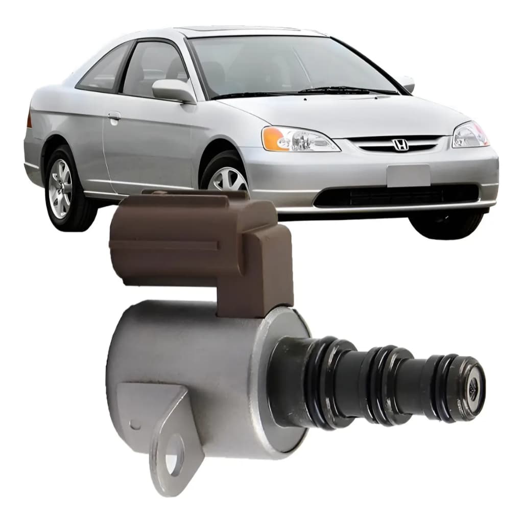 Solenoide Cambio Automatico Civic 1.7 2001 A 2005 Plug Marrom
