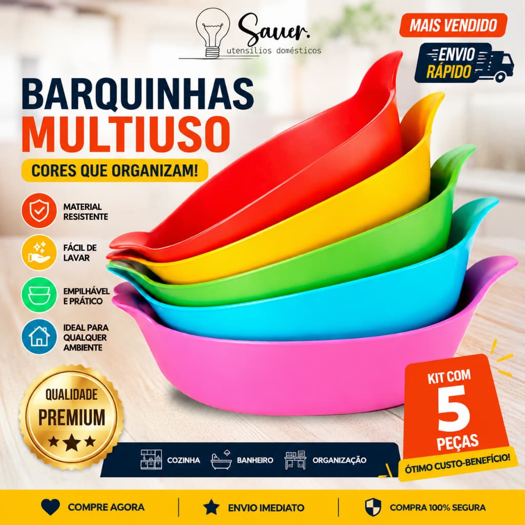 Kit Petisqueira Canoa Barquinha 600ml Plástico Aporção Churrasco Boteco Festa Atacado