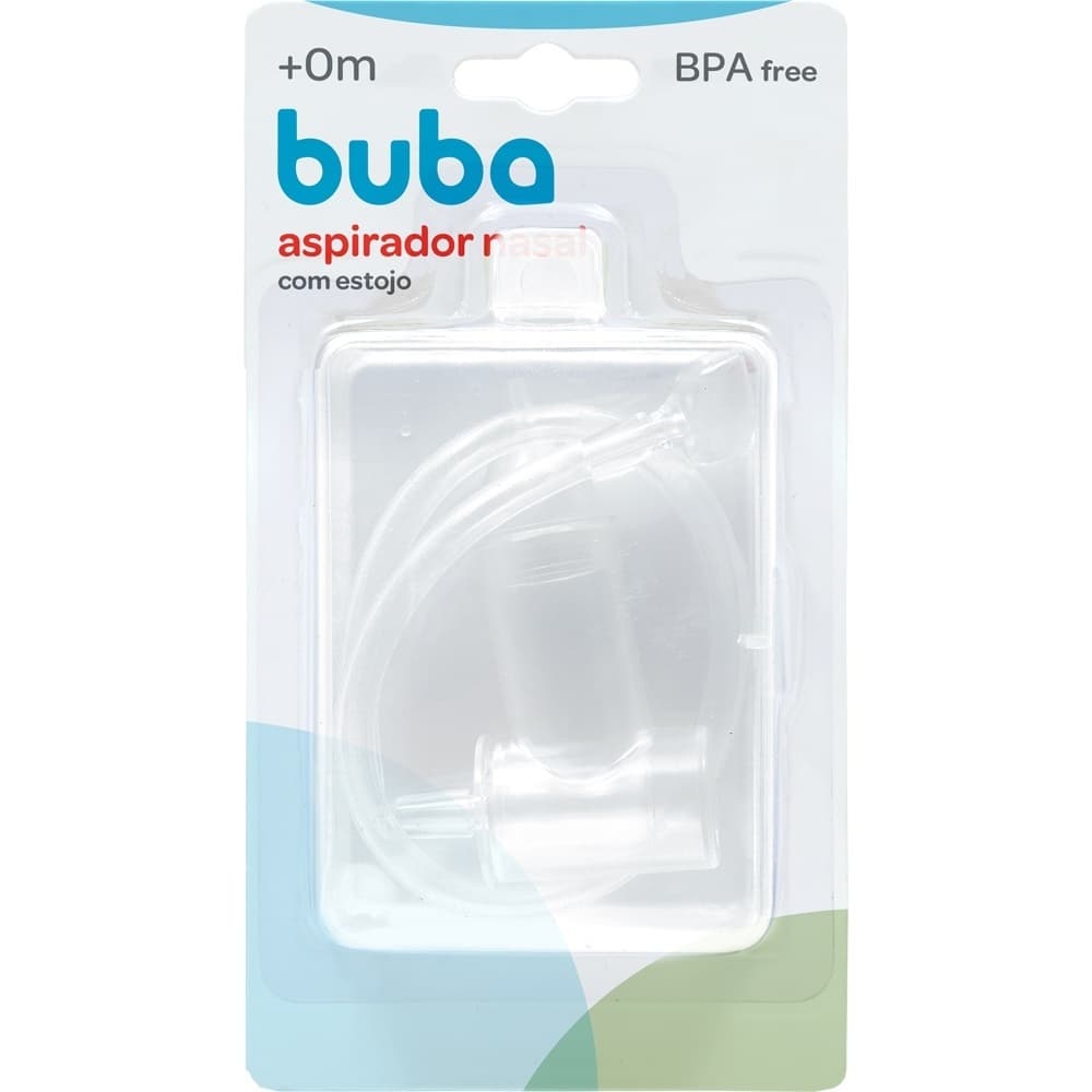 Aspirador Nasal Buba Infantil Com Ponta Com Estojo Sucção Com Ponta Original Buba
