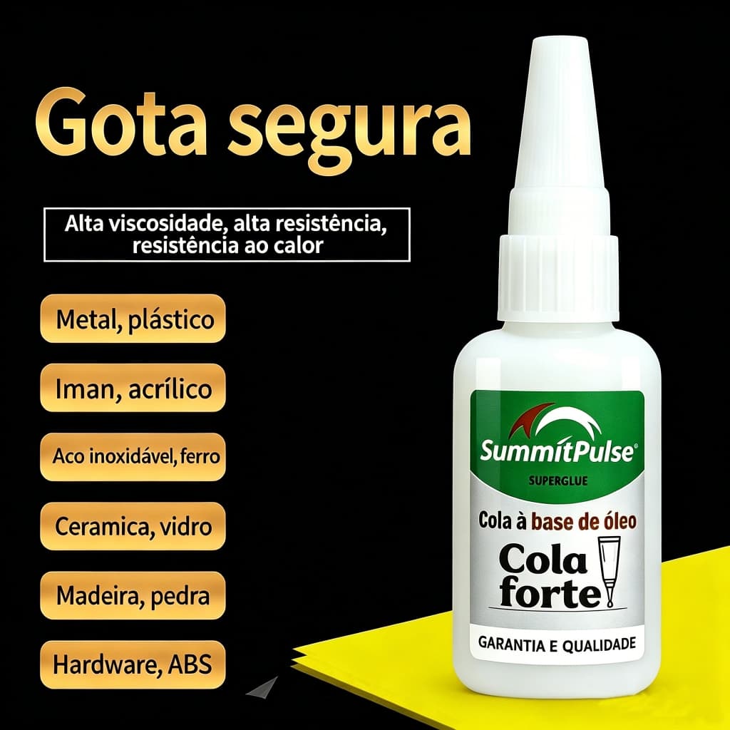 Cola Adesivo líquido de alta resistência para soldagem multiuso para calçados e plásticos com secagem rápida cola.