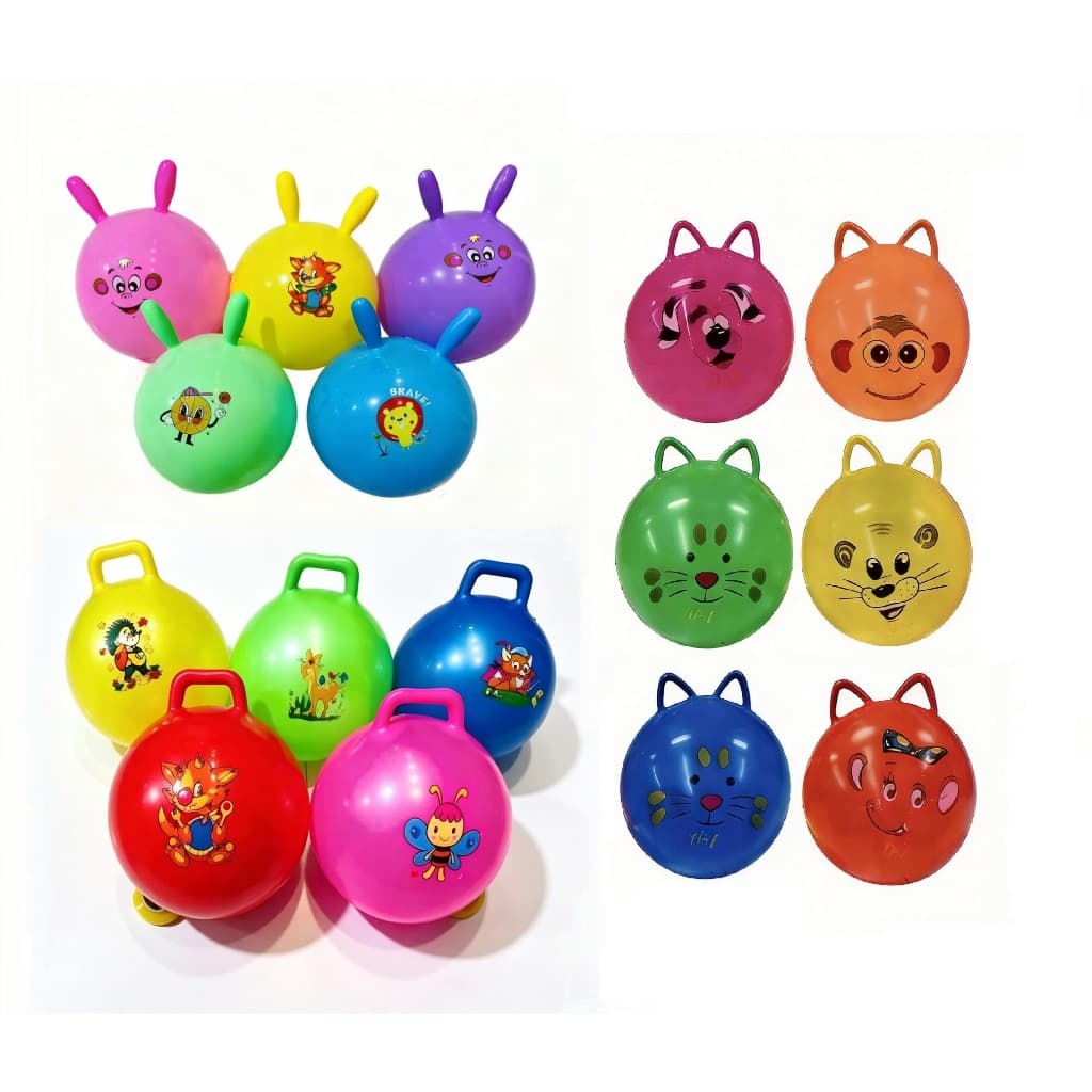 Bola Pula Pula Inflável 45 cm Grande infantil elastica brinquedo educativo divertido menino menina--QingTian
