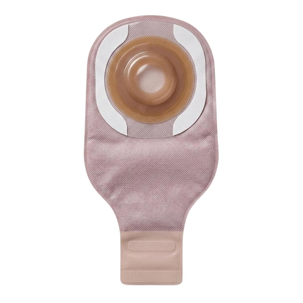 Bolsa de Ostomia drenavel Premier Hollister de 1 peça Transparente Convexa, Borda Adesiva 32mm/8284.