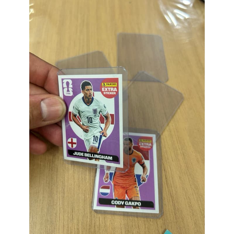 12x Protetor Case Para figurinha do álbum da copa do mundo