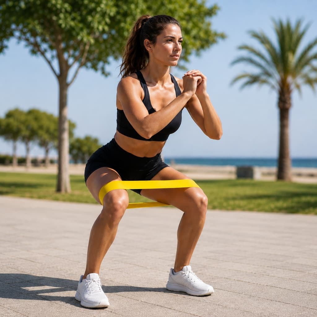 Mini Band Fita Elástica De Resistência Para Academia Exercícios Yoga Musculação Fisioterapia LEVE
