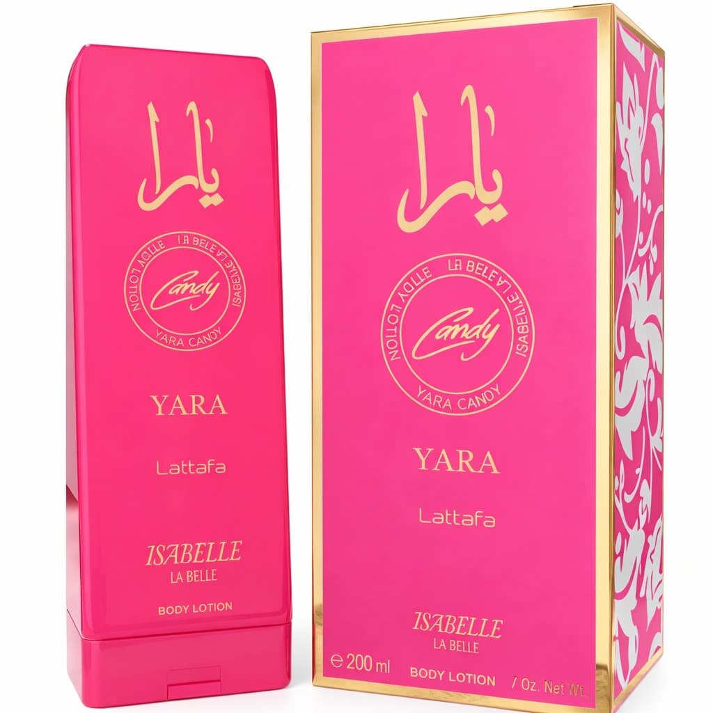 Creme Hidratação intensa Corporal Árabe YARA Candy 200g Pele Macia Toque aveludado