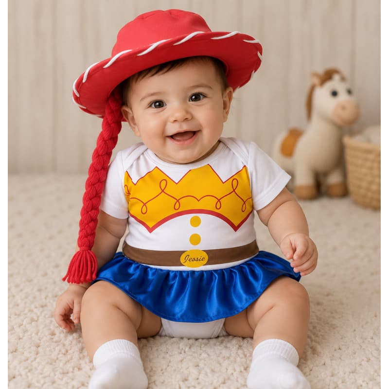 Body Jessie + Chapéu Toy Story Fantasia