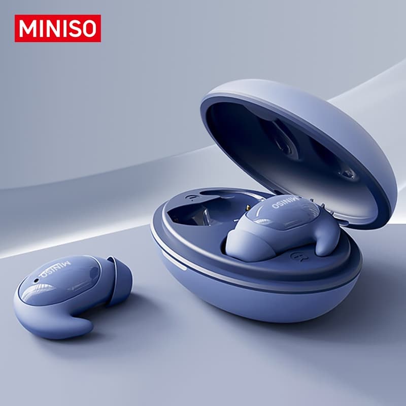 Fone Bluetooth de tradução IA MINISO MS153, Bluetooth 5.4, som HiFi e resistência à água IPX5 para uso diário Garantia d