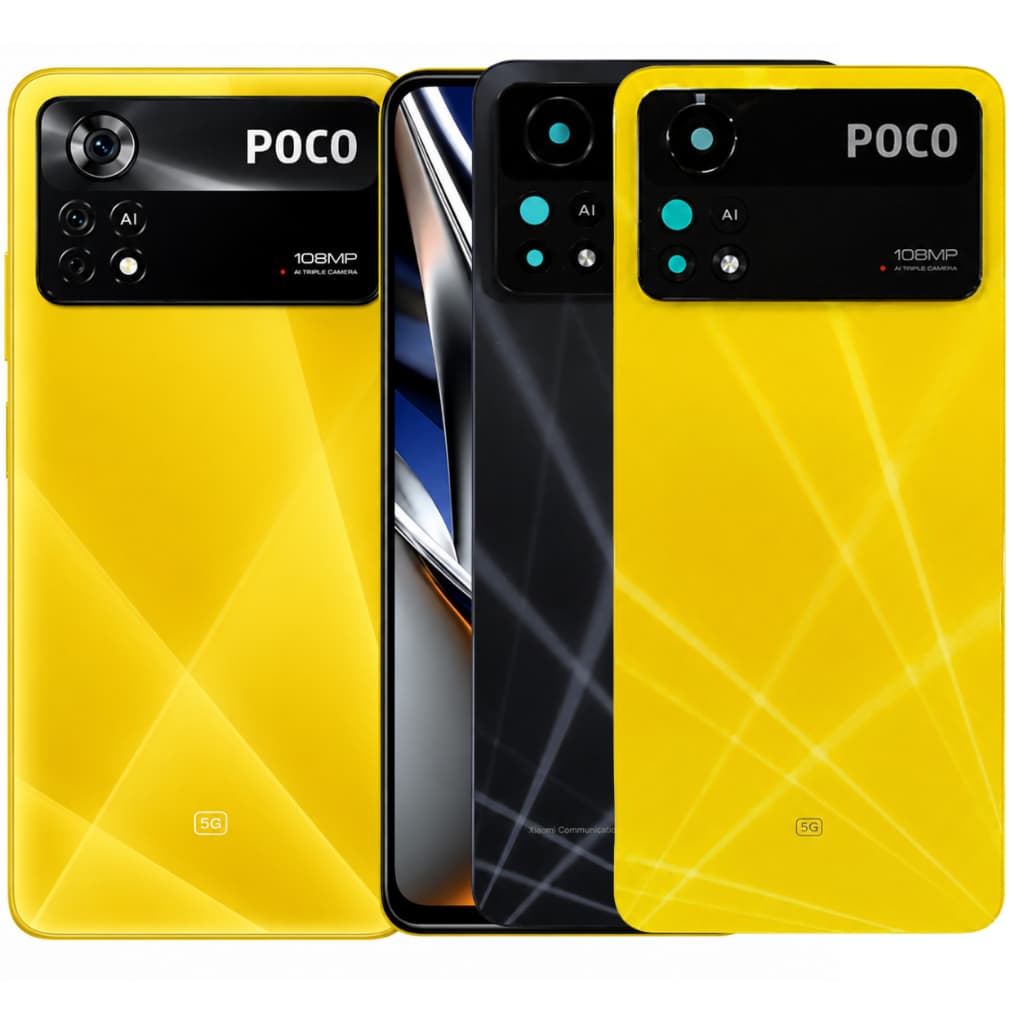 Tampa Poco X4 Pro 5G Traseira Carcaça Bom Encaixe Original Com Vidro Lente da Câmera Com Logo CE
