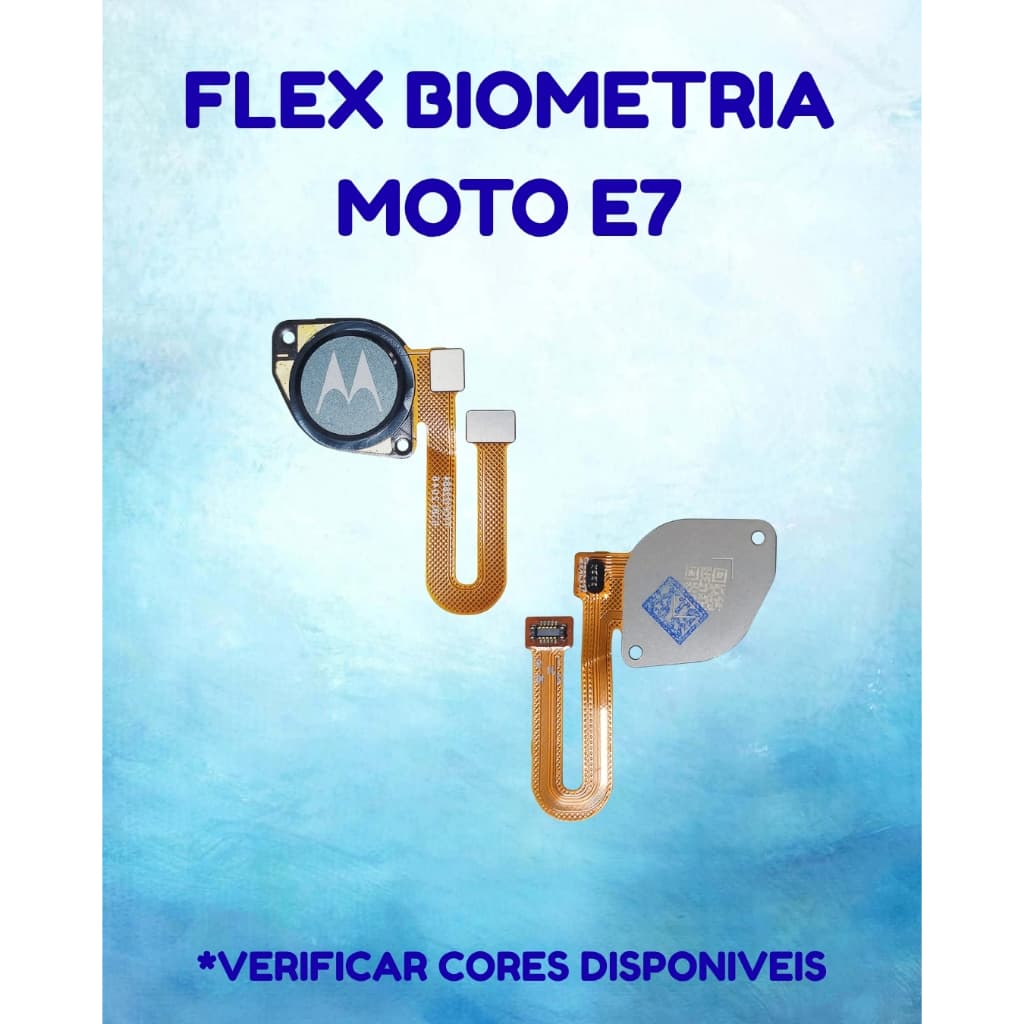 FLEX BIOMETRIA COMPÁTIVEL PARA MOTO E7, E7 PLUS, E7 POWER, EDGE 20 LITE, G 5G, G 5G PLUS, G04 e G05.