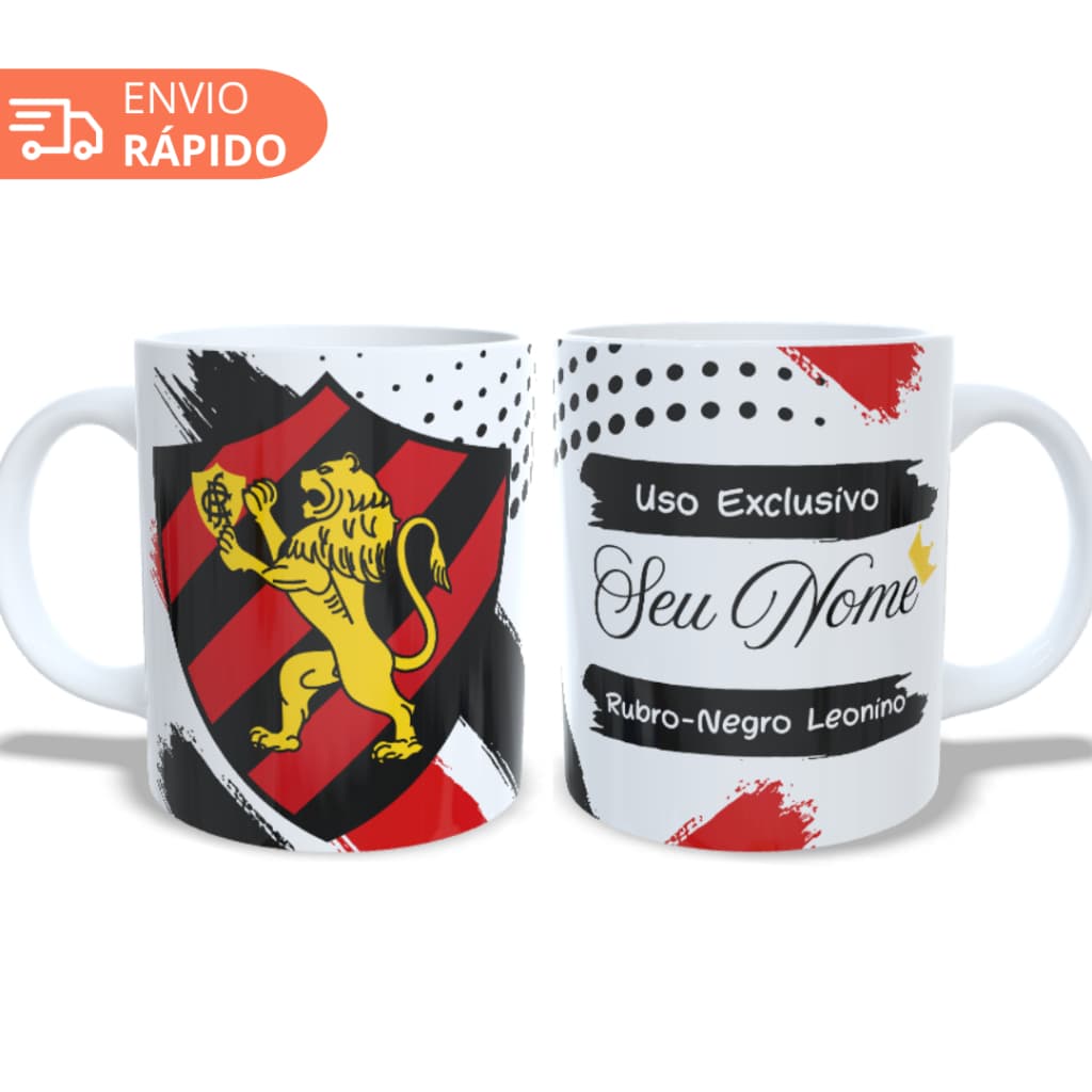 Caneca Sport Recife Presente Seu Nome Personalizada