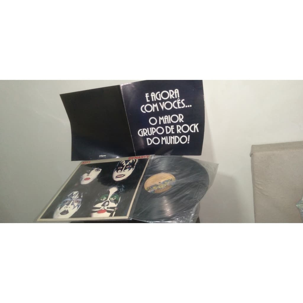 LP Kiss Dynasty 1979 Disco Vinil Nacional Com Folheto