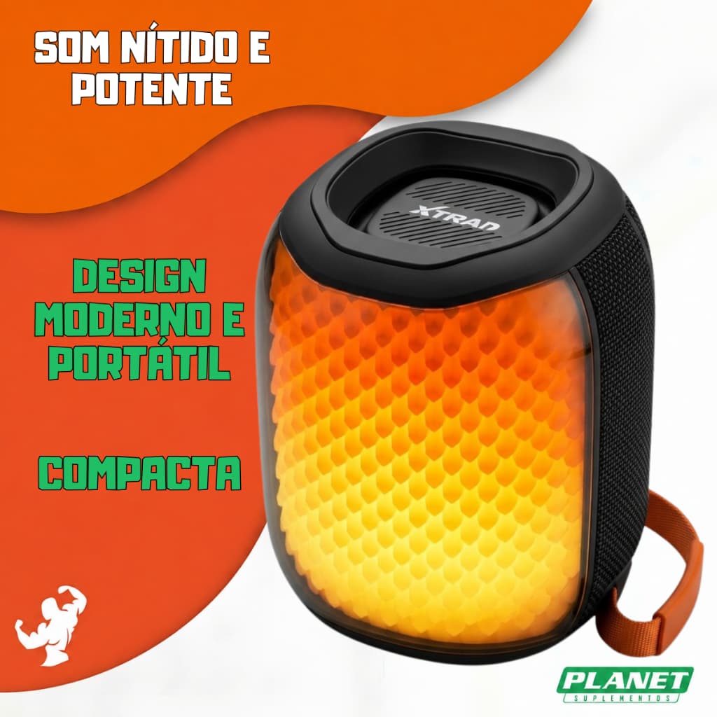 Caixa de som BCX mini XDG-199 Xtrad Compacta Som Potente Design Moderno e Portátil e Fácil de Usar