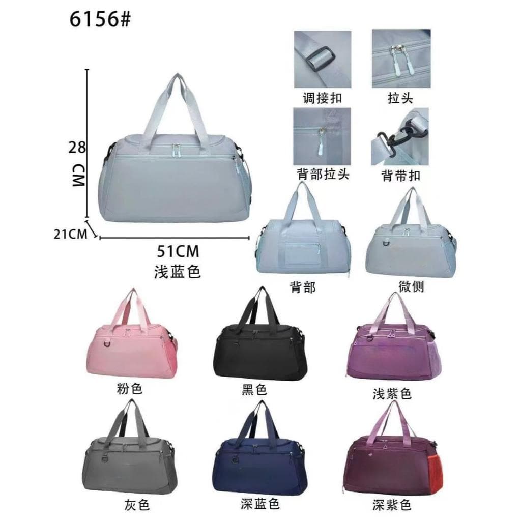 Bolsa de Viagem、Bolsa Esportiva、Academia、Grande Capacidade、Unissex、51cm