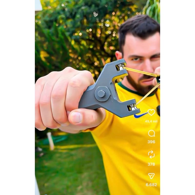 Estilingue de Carregamento Automático AutoFling GEN4 (Edição com Trava de Esfera Otimizada para Impressão 3D)