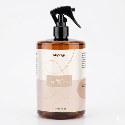 Água Perfumada Para Roupas 1L Perfume Para Tecidos Lençóis Toalhas Guarda-Roupa Maysense