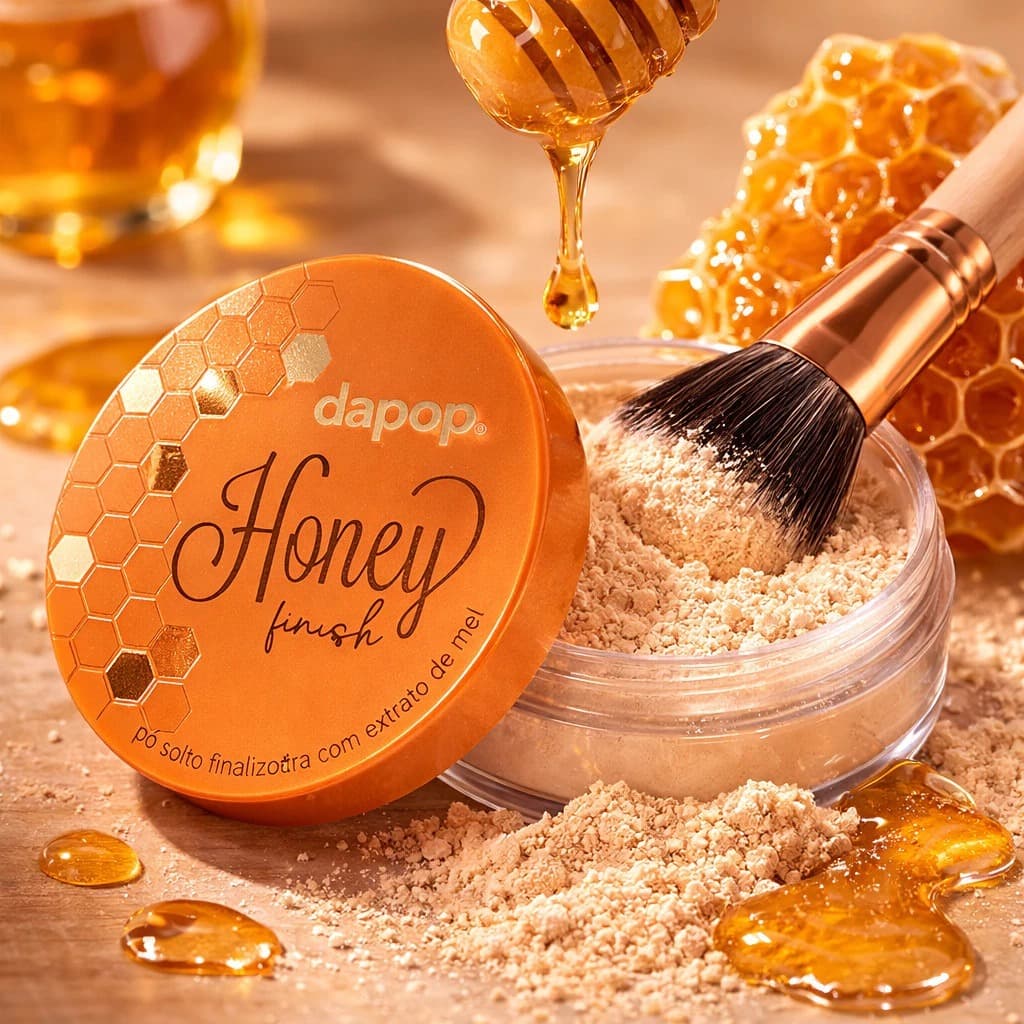 🍯 Dapop Honey Finish – Pó Solto Finalizador