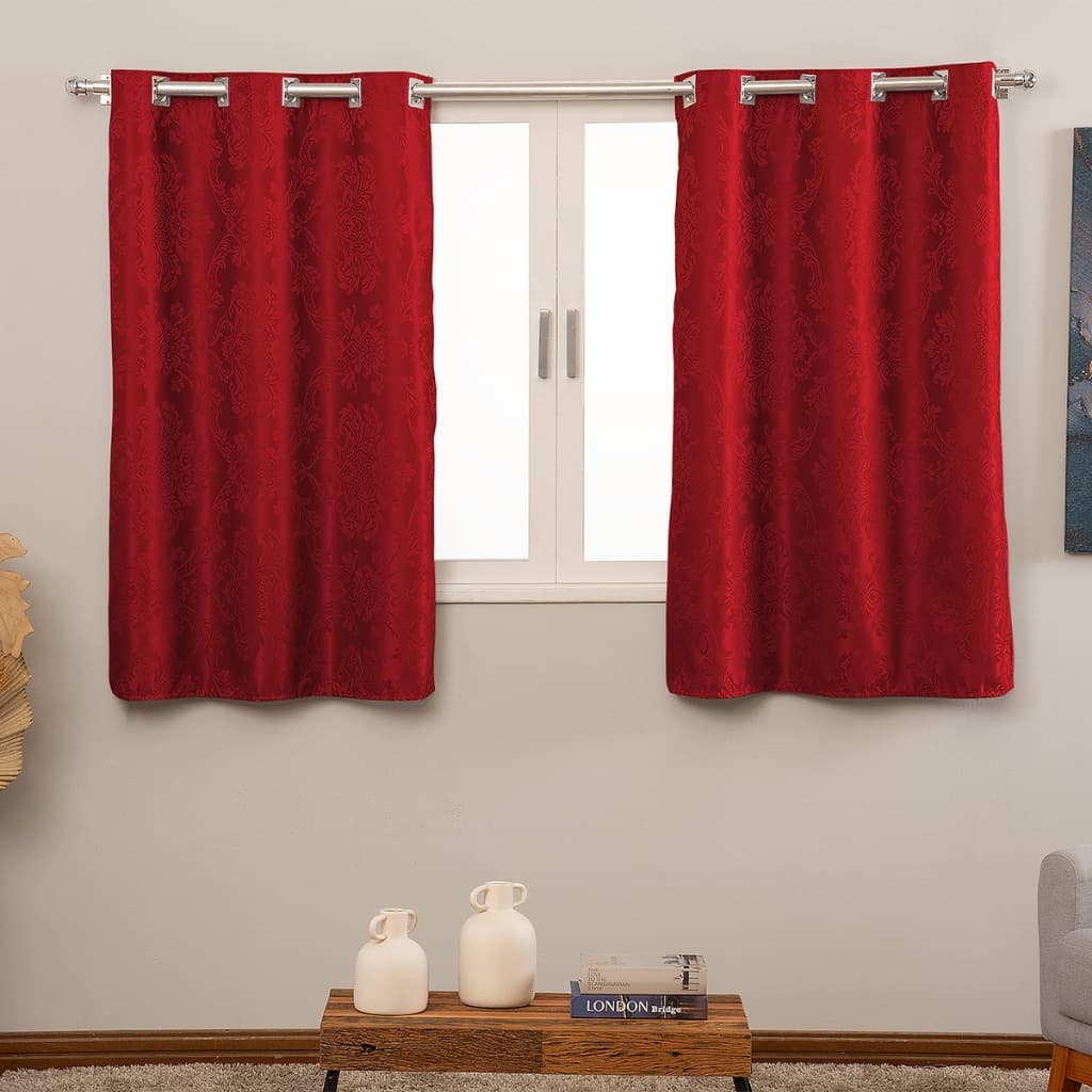 Cortina Jacquard Sala Quarto e Cozinha 2 00mts X 1 30mts