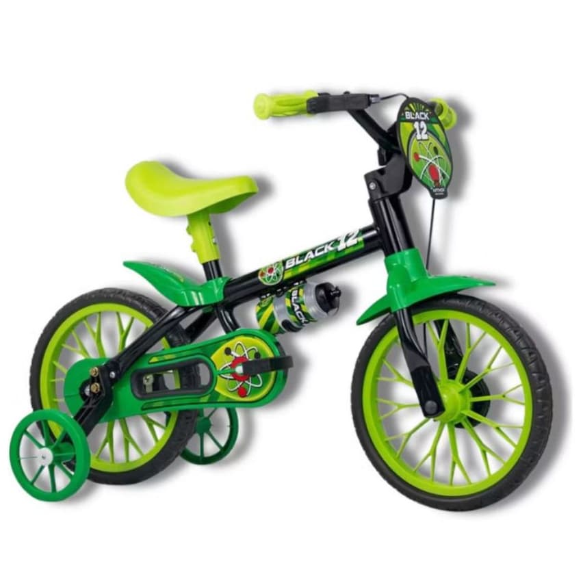 Bicicleta Infantil Criança Nathor Aro 12 Freio Menina Menino