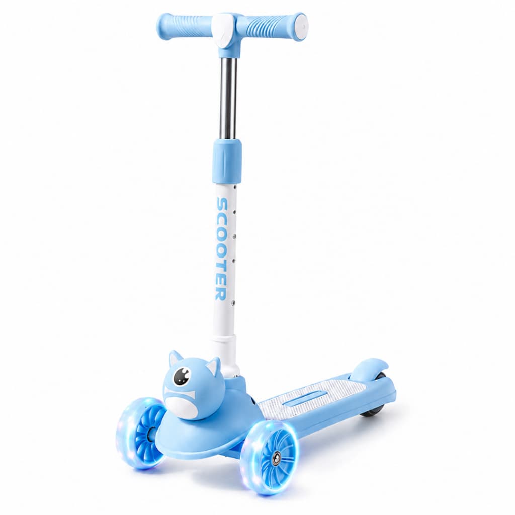 Patinete scooter Infantil 3 Rodas menina menino radical com Luz LED e música
