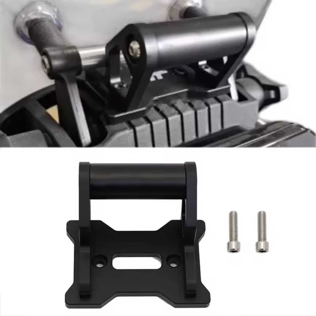 Suporte GPS Celular CFMOTO IBEX 450 Barra de Navegação Alumínio CNC Extensor de Guidão Preto