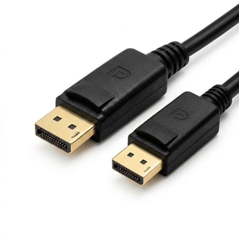 Cabo DisplayPort 1.7m 4K Ultra HD Blindado Premium Gamer Monitor PC Alta Performance