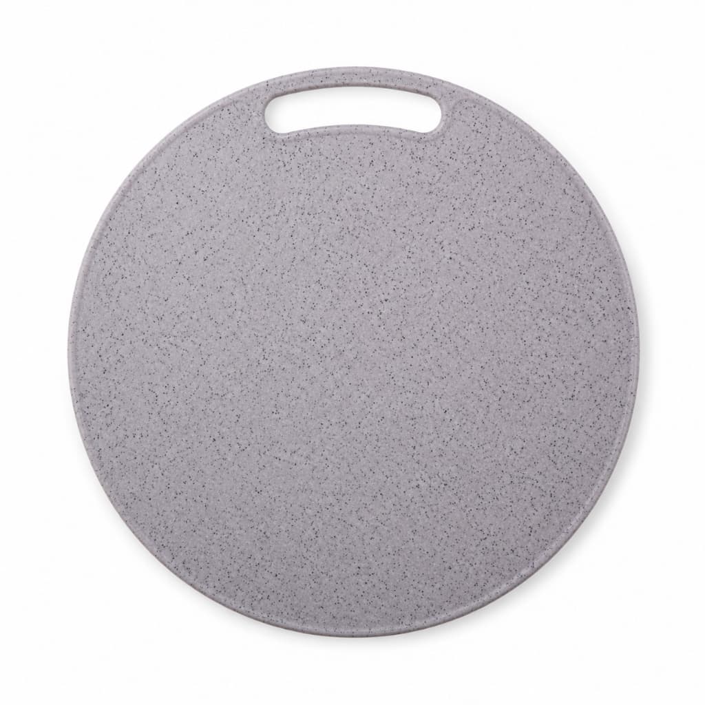 Tábua De Corte Plástica Redonda 31cm Cozinha Polipropileno Carne Frutas Legumes Com Alça