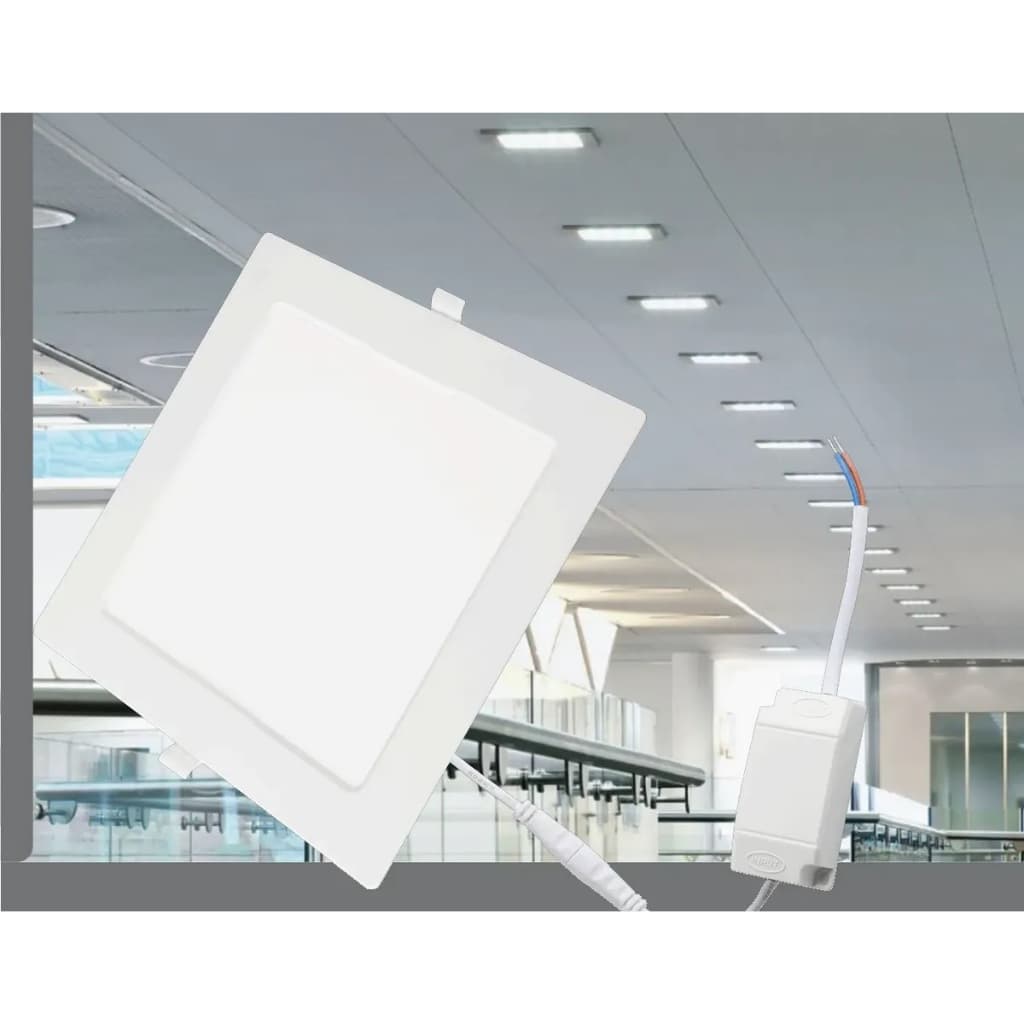 Painel 29x29 Embutir Led Quadrado 24w Luz 4000k Neutra