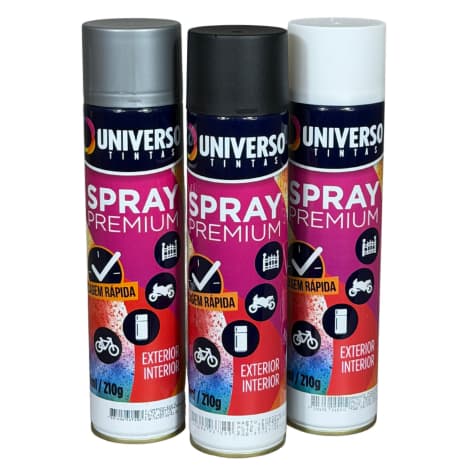 Tinta Spray Alta Temperatura 400ml UNIVERSO TINTAS