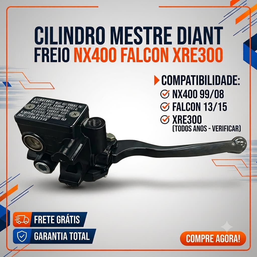 CILINDRO MESTRE DIANT NX400 99/08 FALCON 13/15 XRE300/190 Bros Tornado