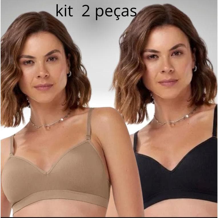 kit 2 Sutiã  Zee Rucci sem aro sem Costura e com Regulador em Multi-formas Linha Premiun