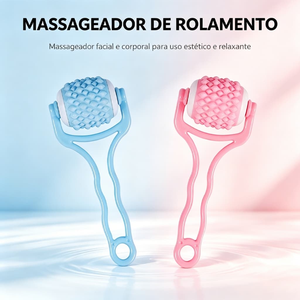 Rolo de massagem leve e relaxante, anti-fadiga, para liberação miofascial