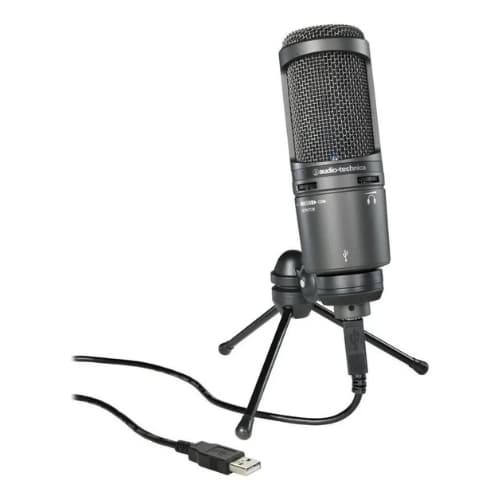 Microfone Audio-technica At2020usb+ Preto Preto