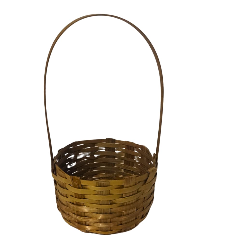Cestas De Bambu Fraldeira 10cm - Cestinhas Lembrancinha