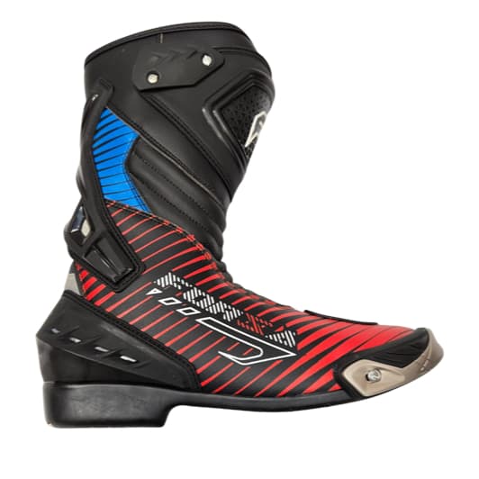 BOTA  MOTOCICLISTA FORZA LONG RIDER RED BLUE