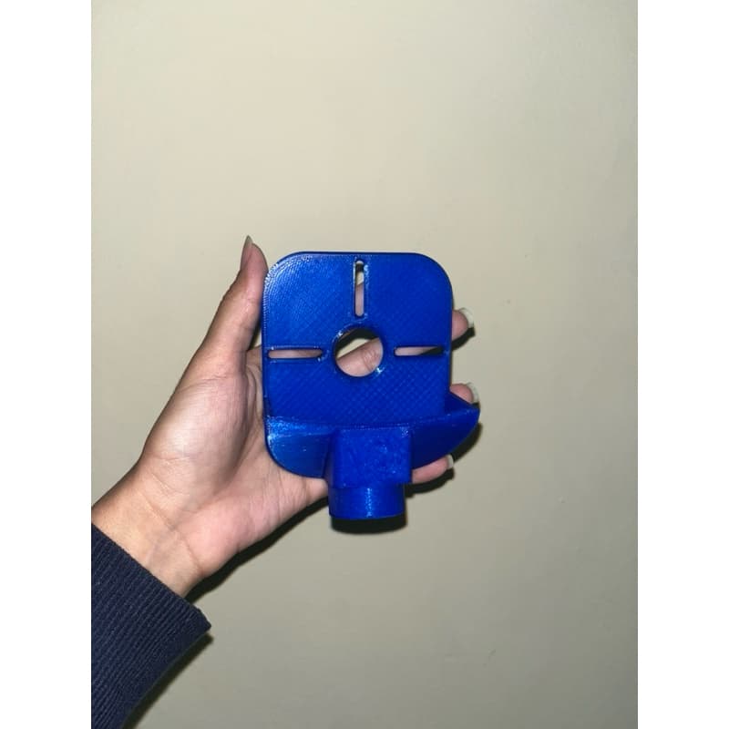 Coletor de Pó para Furadeira | PLA Premium | Azul Marinho, Branco ou Vermelho