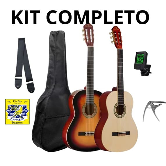 Violão Harmonics Giannini GNA-111NT Nylon Clássico 6 Cordas 🎸