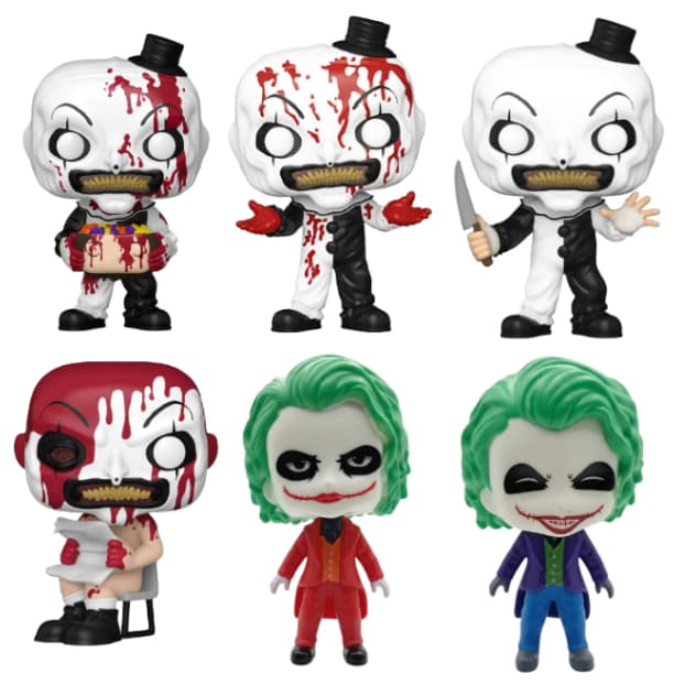 Boneco Colecionável Terrifier COM CAIXA Personalizada, Art, Coringa, Palhaço